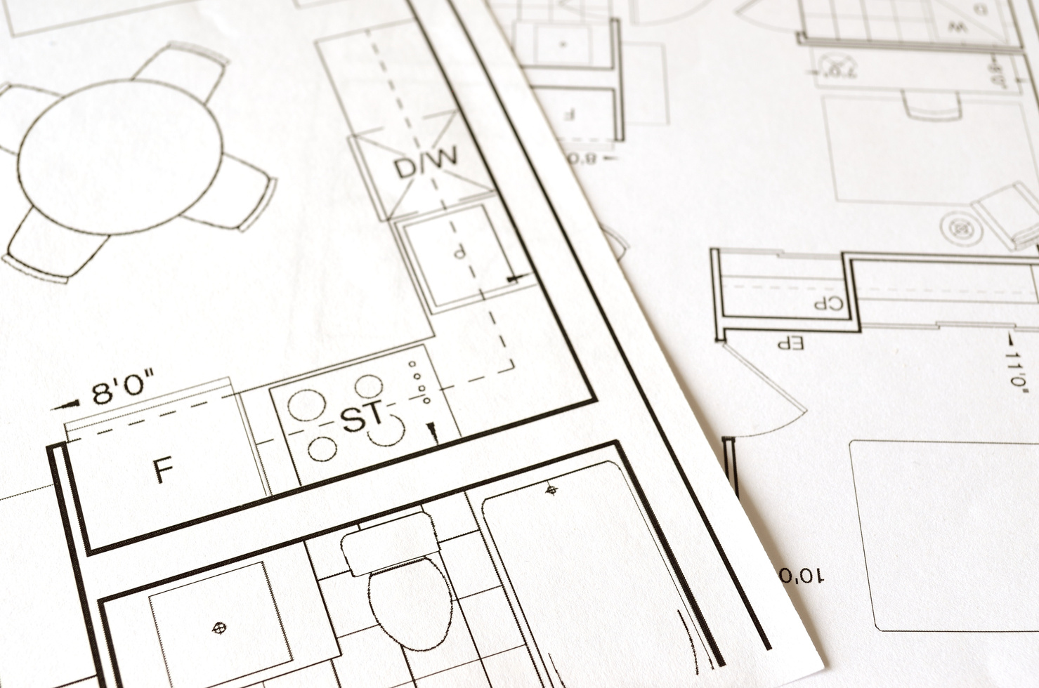 House Floor Plan on Paper